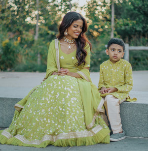 Vibrant Green Traditional Indian Lehenga Choli - Shop Indian Wedding Outfits Online at sushmapatel.us in America